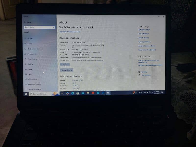 dell latitude E5470 5