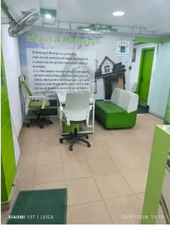 Fully Furnished Area 500 Square Feet Office Available For Rent Real Pictures In Main Boulevard Road Gulberg 3 Lahore