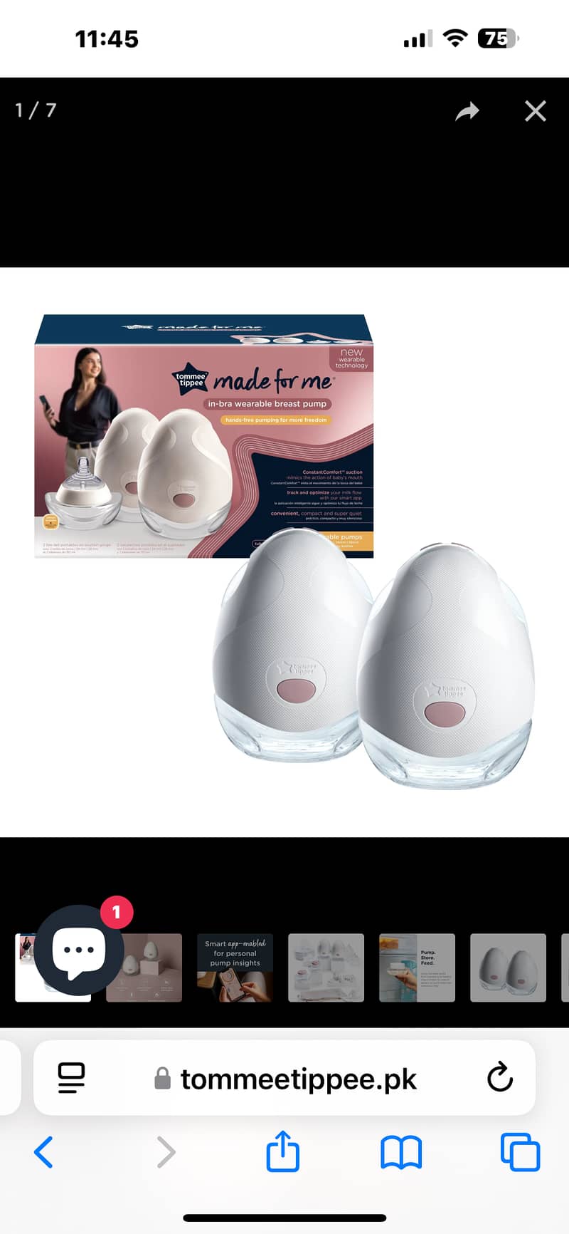 Tommee tippee breast pumps new wearable technology 3