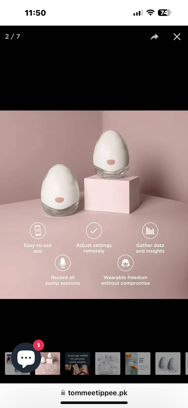 Tommee tippee breast pumps new wearable technology 4