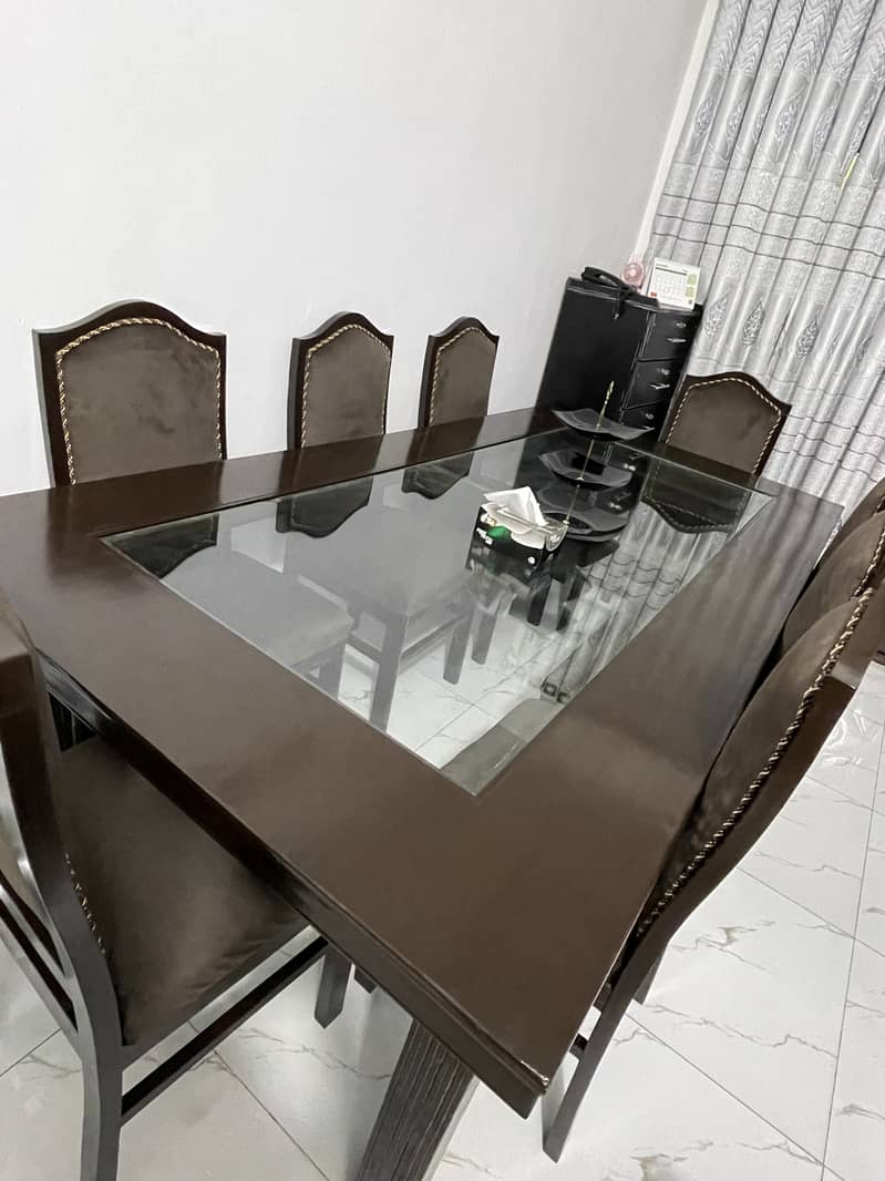 8 chairs dining table 2