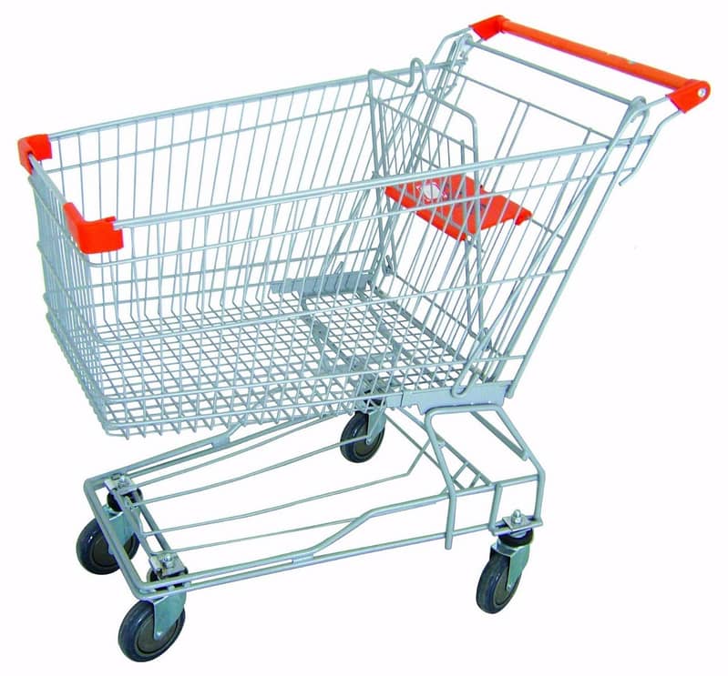 Shopping Trolly Plastic bins Wearhouse and Super store Racks wholesale 3