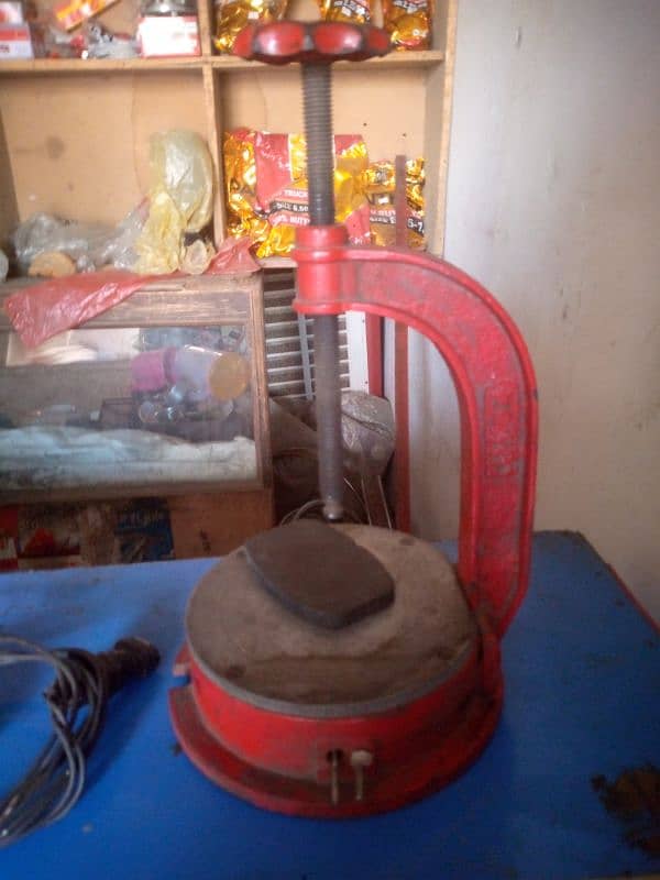 car tyre opening machine+ air camparssar 15