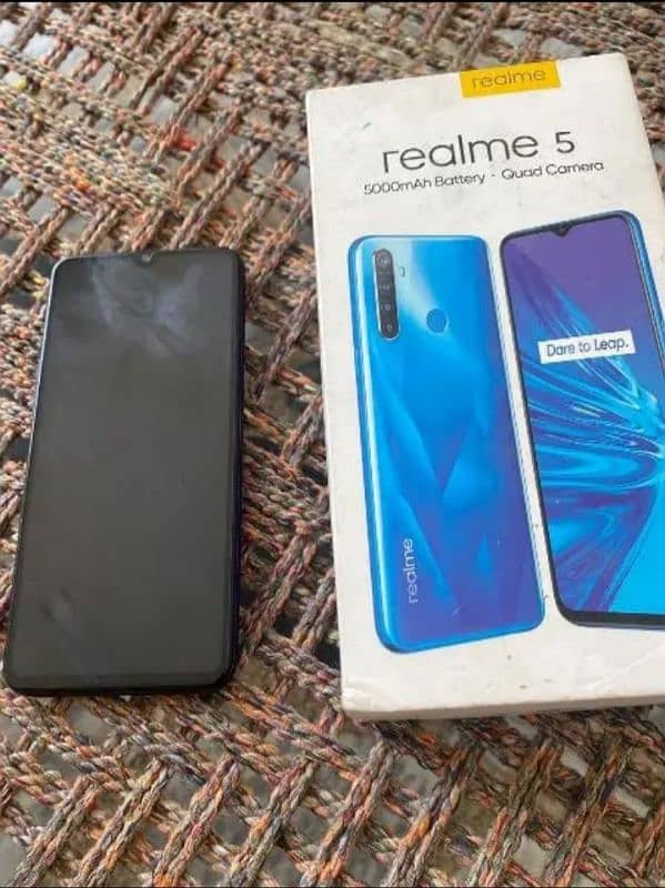 Realme 5 With Box and Changer 10/10 Condition 2