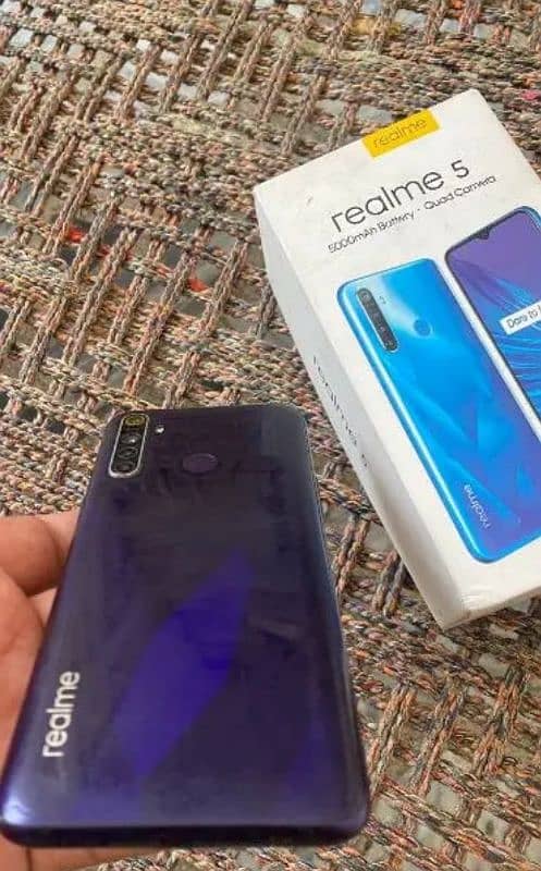 Realme 5 With Box and Changer 10/10 Condition 3