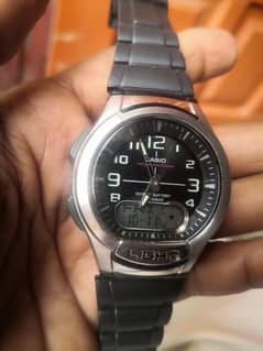 Casio, Dual Time Telememo , world time watch Model AQ-180W sale