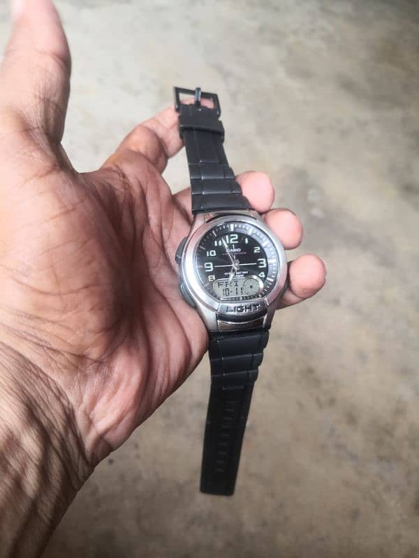 Casio, Dual Time Telememo , world time watch Model AQ-180W sale 3