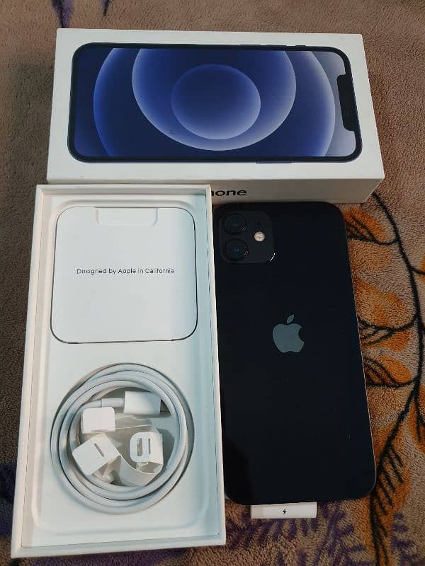 Iphone 12 64gb Jv with box under apple warranty 1