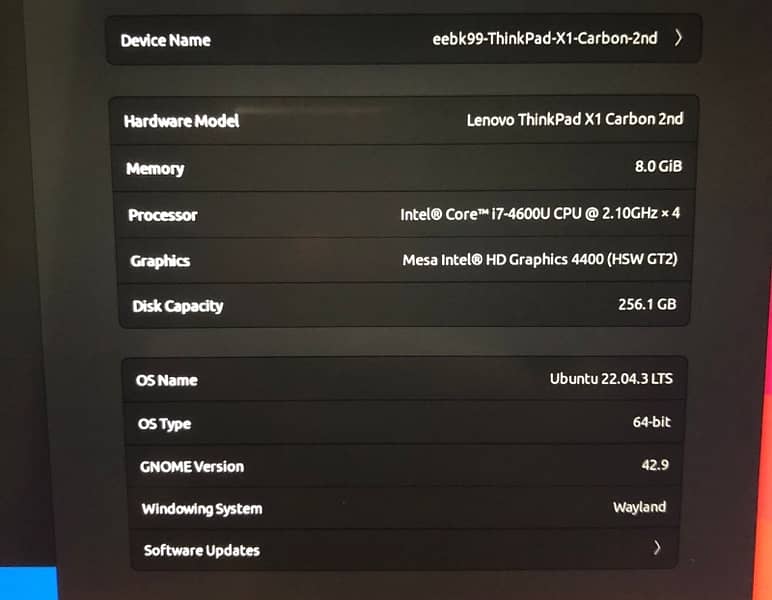 Lenovo X1 Carbon i7 4th-Gen 8/256GB 2K Touch Screen 5