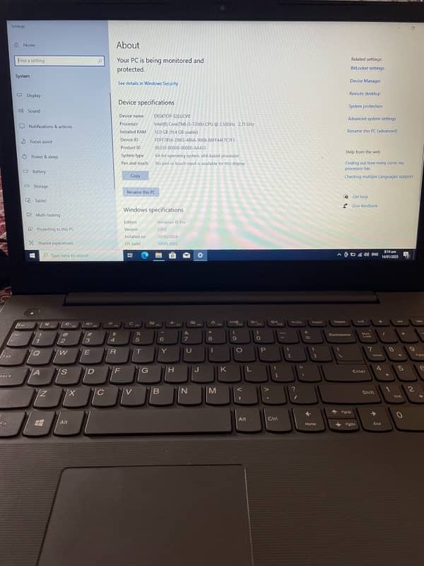 Lenovo Core i5 7th gen 1