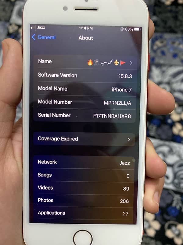 iphone 7 pta approved 128gb condition 8/10 3