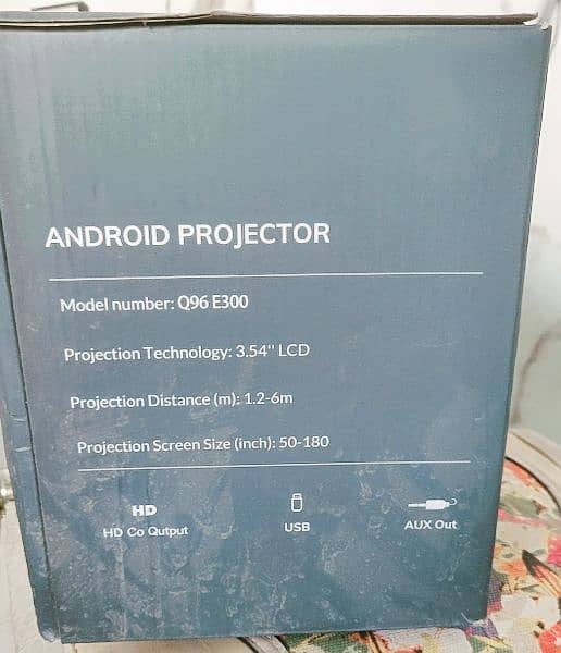 HD projector 180inch screen android 2