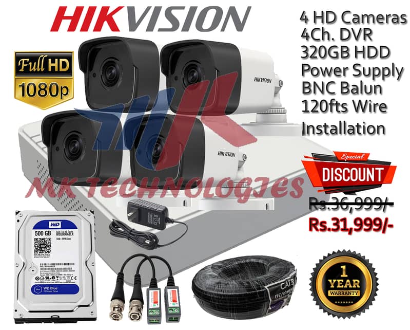 Hikvision CCTV Camera for Sale in Karachi 1