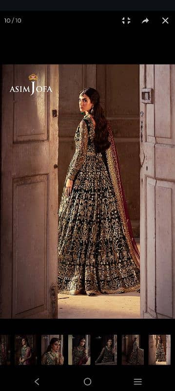 asim jofa heavy formal  3 piece stitched outfit 5