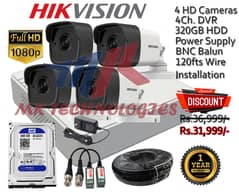 CCTV Camera Price in Karachi | CCTV Packages | 2MP IP Cameras