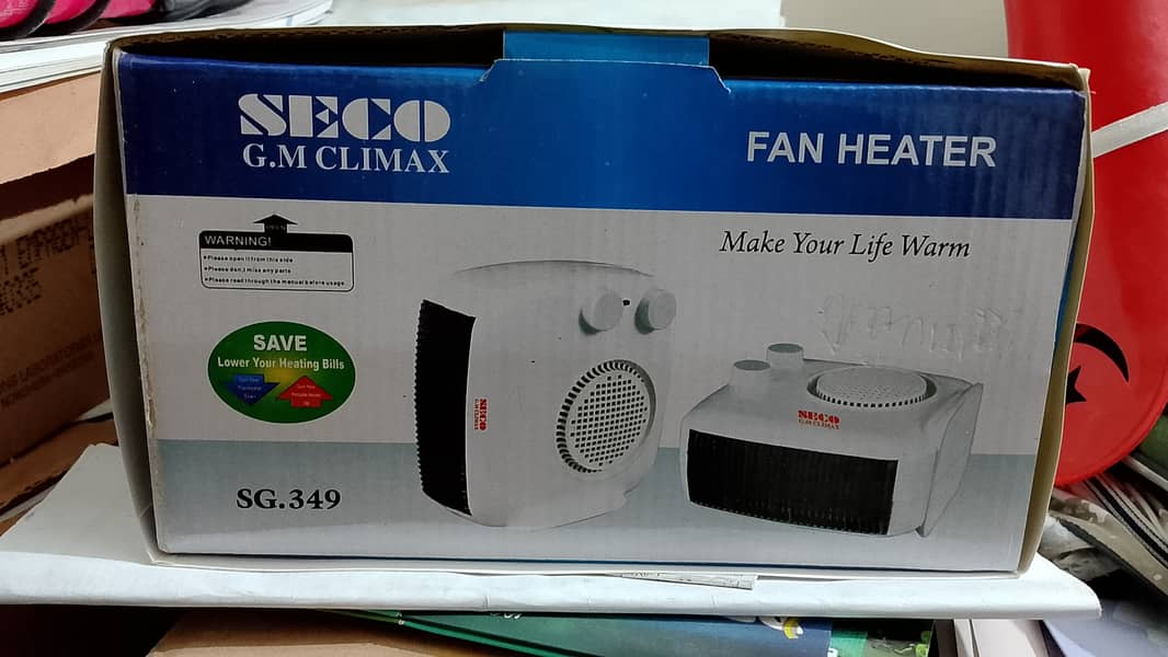 Electric Fan Heater Mini Mobile Heater Home Heating Warm Air Fan 0