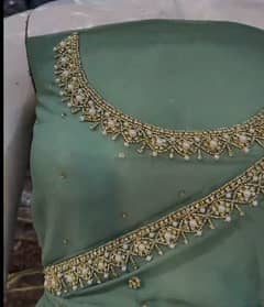 HAND WORK SAREE (CHIFFON) ORIGNAL NAGINA