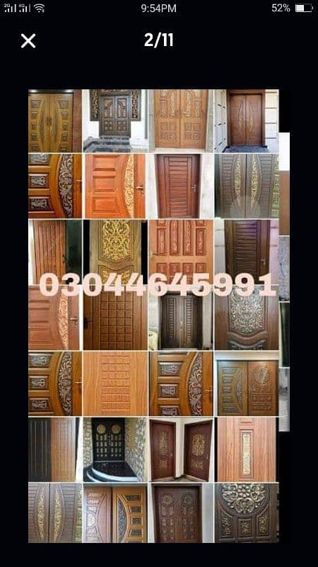 Fiber doors |Wood doors| PVc Doors|Panal Doors|Furniture| Water proof 18