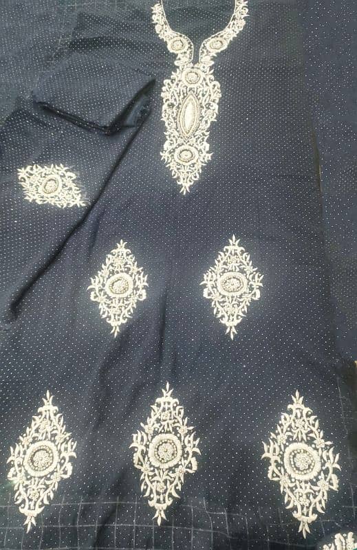 fancy shafoon dress for sale 0