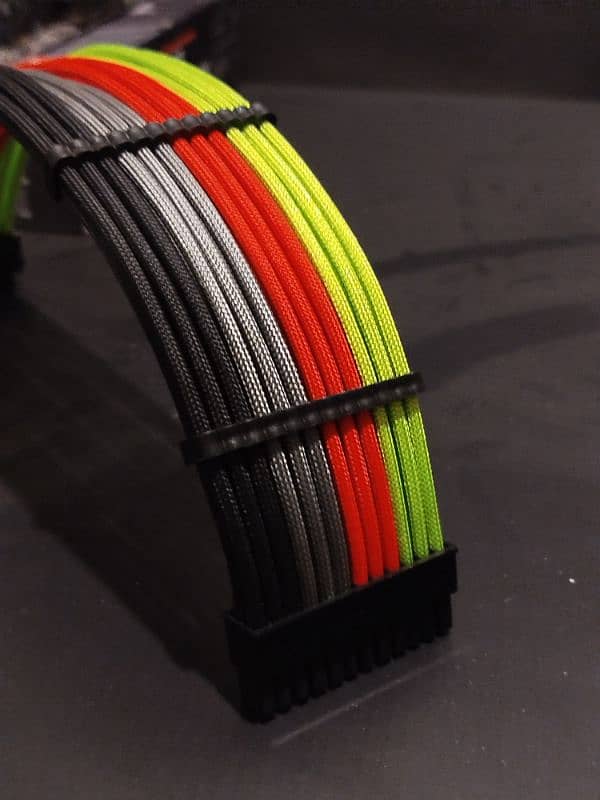 Spectre 24 pin + Spector  8(6+2)Pin Customised Colour Extension Cable 10