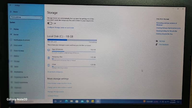 lenovo I5 4th generation 8gb+128ssd 11