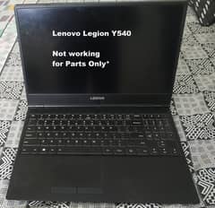 Lenovo Legion Y540 - not working only for parts