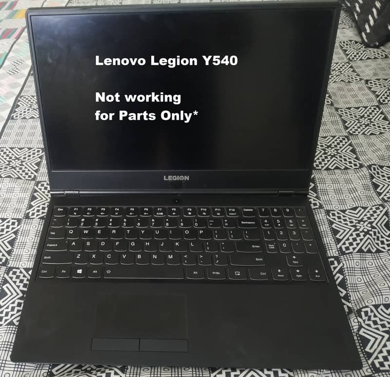 Lenovo Legion Y540 - not working only for parts 0