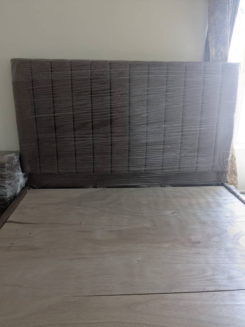 Brand New King Size Bed with Side Tables - Urgent Sale 1