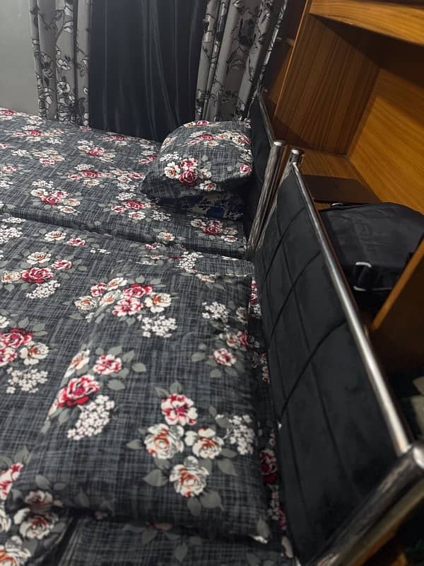 2 single beds with mattress 2