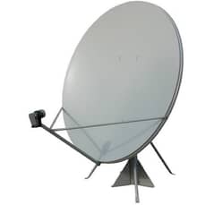 dish setup and receiver