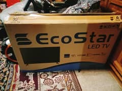 Eco star originally Led tv brand new not used with full 2 years warra