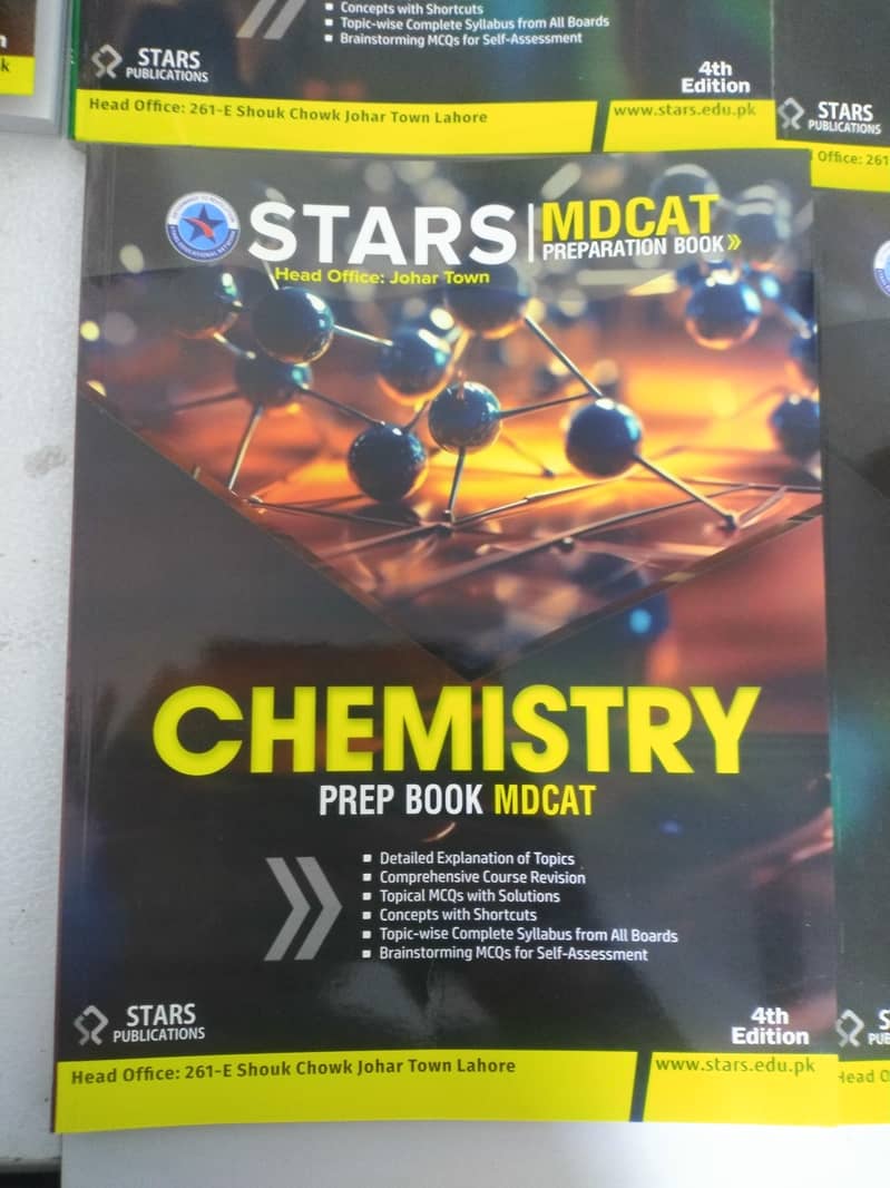 STARS 4 edition Mdcat books complete set UNUSED 2