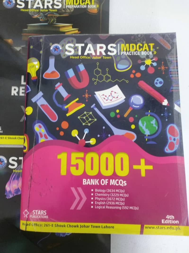 STARS 4 edition Mdcat books complete set UNUSED 3