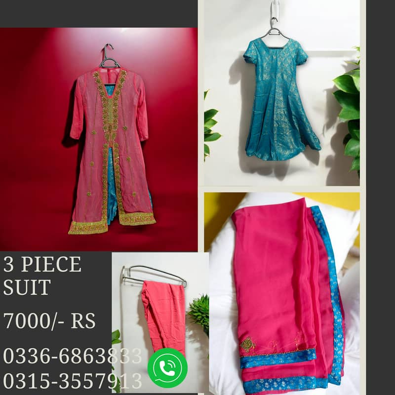 3 PIECE & 4 PIECE embroidered LADIES SUIT, Westcoats, Kurta Shalwar. 0