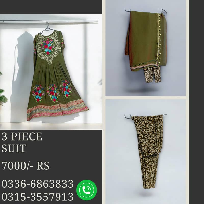 3 PIECE & 4 PIECE embroidered LADIES SUIT, Westcoats, Kurta Shalwar. 2