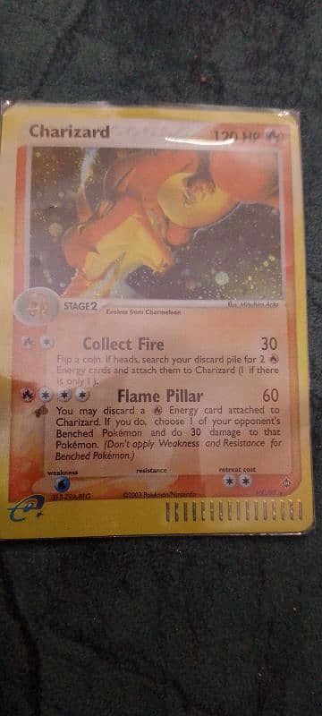 Pokemon charizard card 0