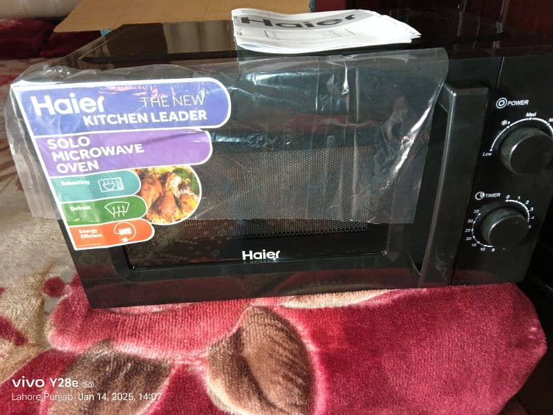 Haier microwave oven box pack 7