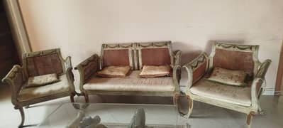 4 Seater Sofa Set British Colonial (Price Is Negotiable)