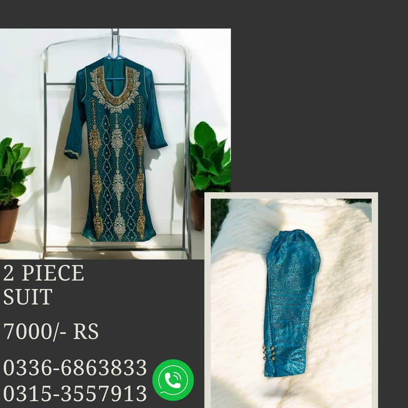 3 PIECE & 4 PIECE embroidered LADIES SUIT, Westcoats, Kurta Shalwar. 8