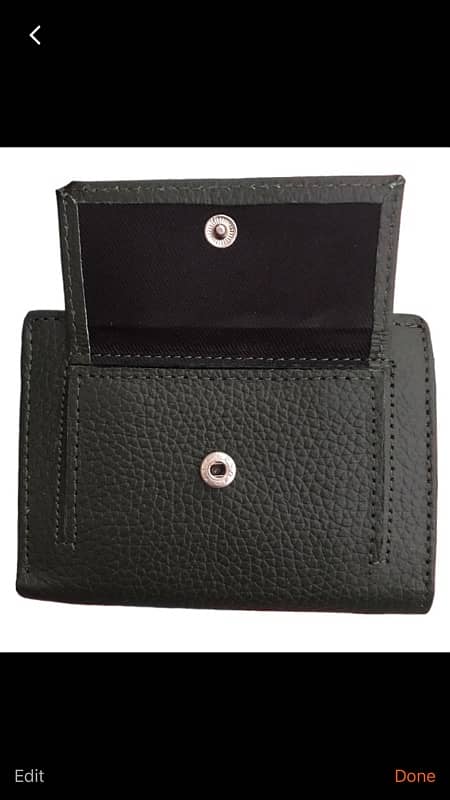 Leather Men’s Wallet with Tommy Logo 4