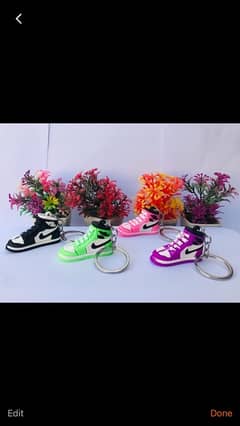 4Pcs Air Jordan Shoes Sneakers PVC Keychains - with Free Delivery