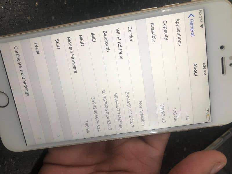 iphone 6plus 128gb non pta jv all genuine h96 price dead final 7