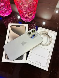 IPHONE 15 PRO MAX 256GB PTA APPROVED WATER PACKED