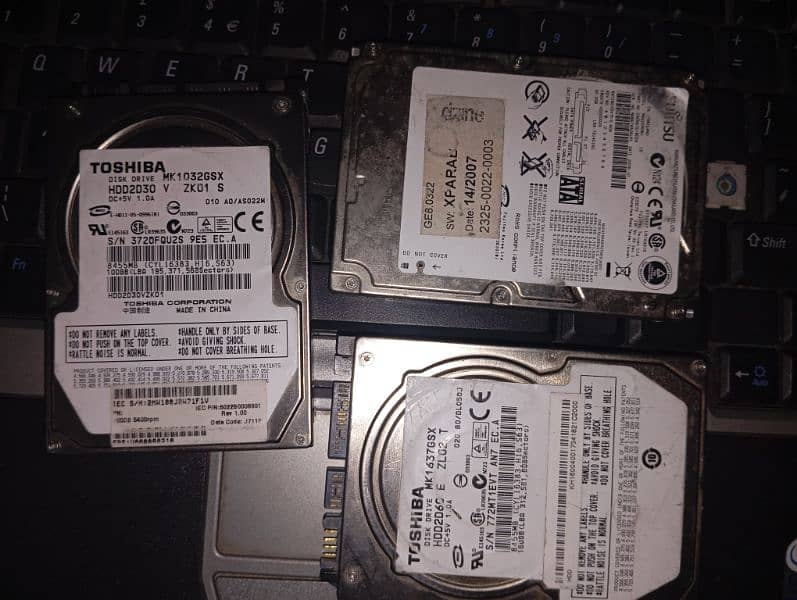 laptop For sale with 3 Hard drives 13