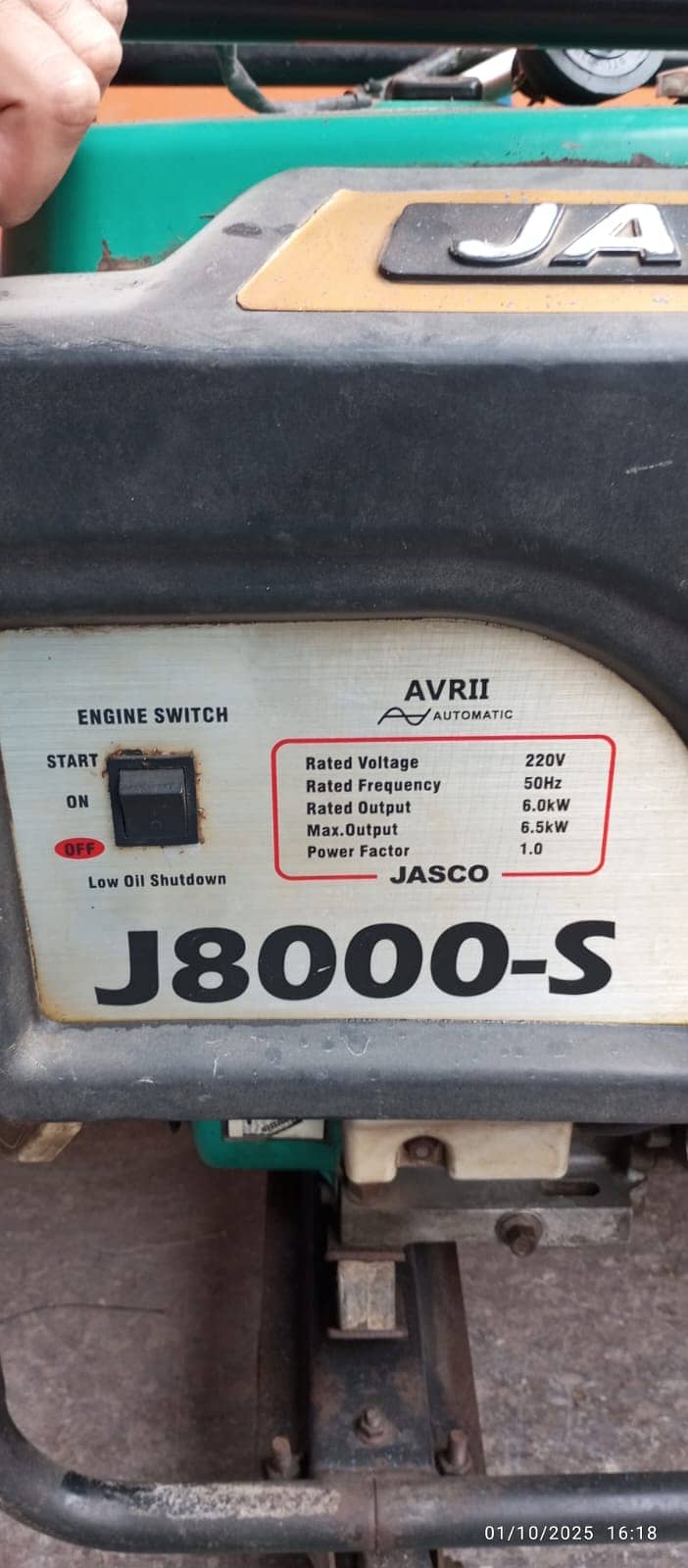 8KVA - 6.5KW Jesco Generator 0