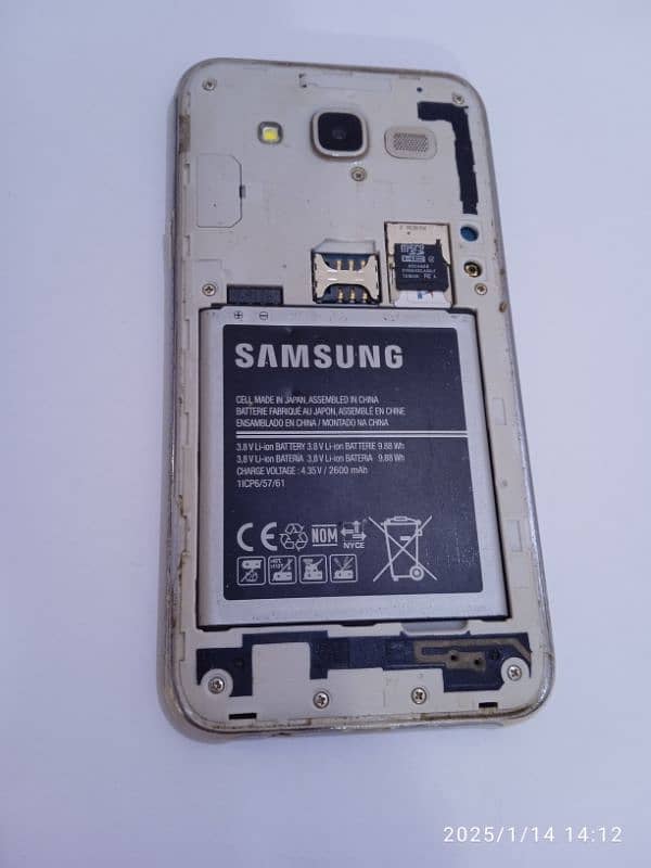 samsung j 5 used set only 2