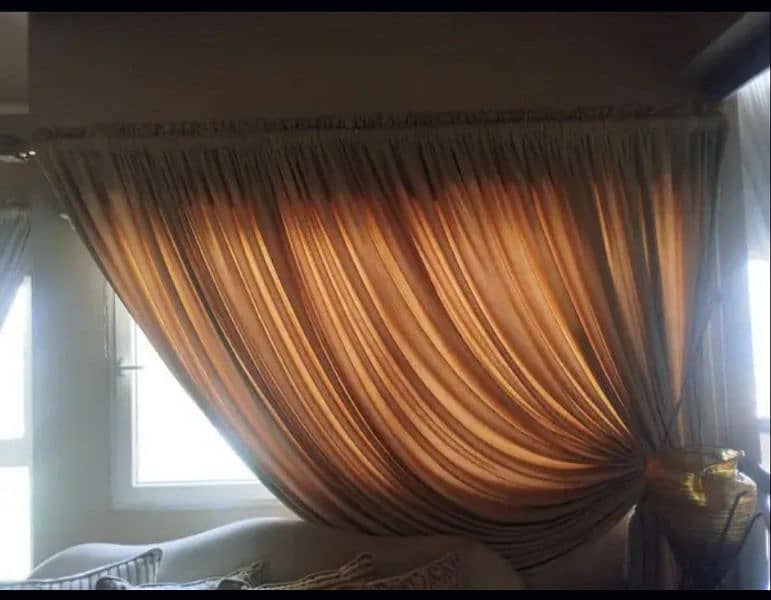 Pairs of Curtains with Sheers Blind (Price Is Negotiable) 1