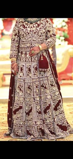 bridal velvet lehnga libas e khas inspired new condition