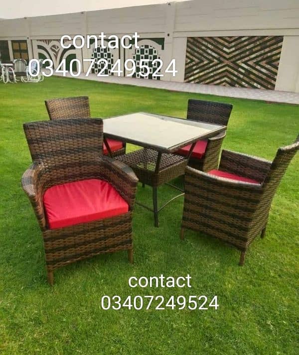 rattan furniture/UPVC chair/dining table/outdoor chair/cane sofa set 0