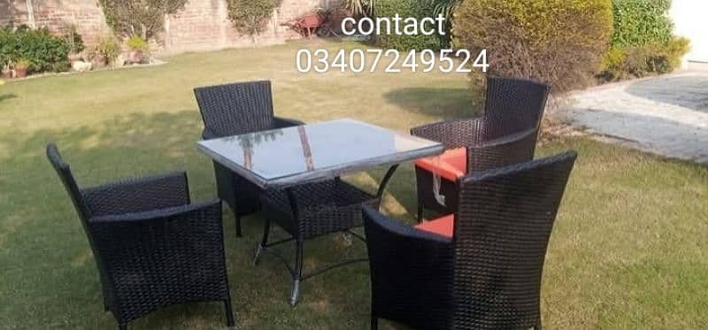 rattan furniture/UPVC chair/dining table/outdoor chair/cane sofa set 1